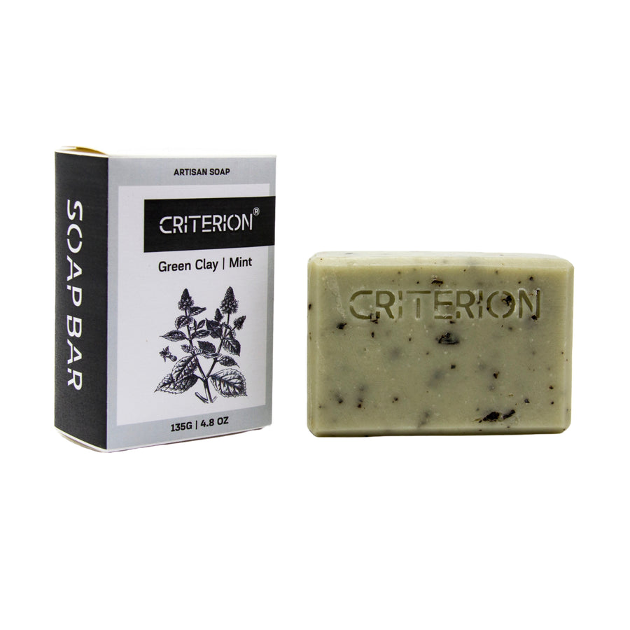 Green Clay, Mint & Seaweed Soap - CRITERION